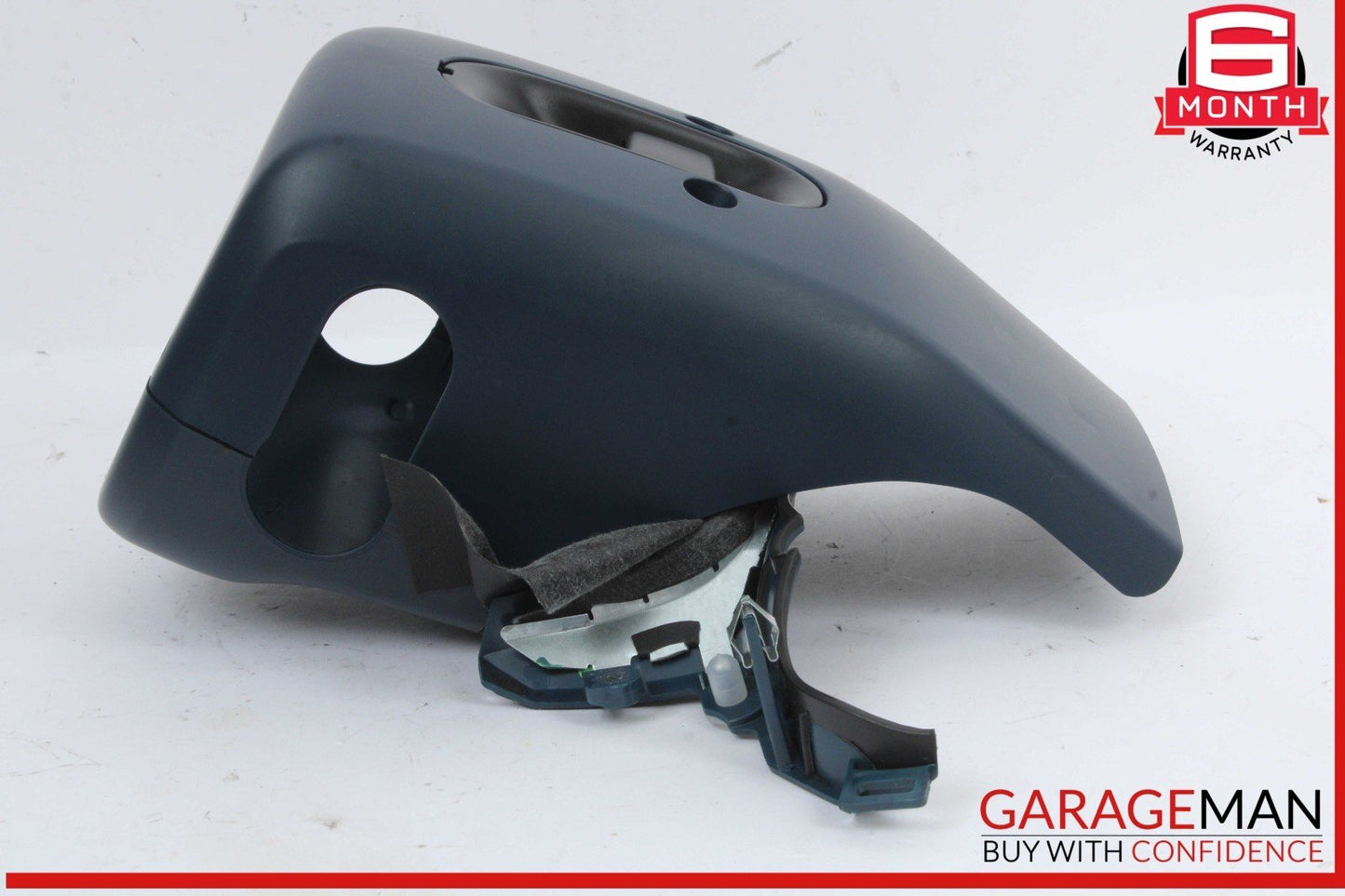 10-16 Porsche Panamera S 970 Steering Column Cover Blue w/ Tilt Adjust Switch