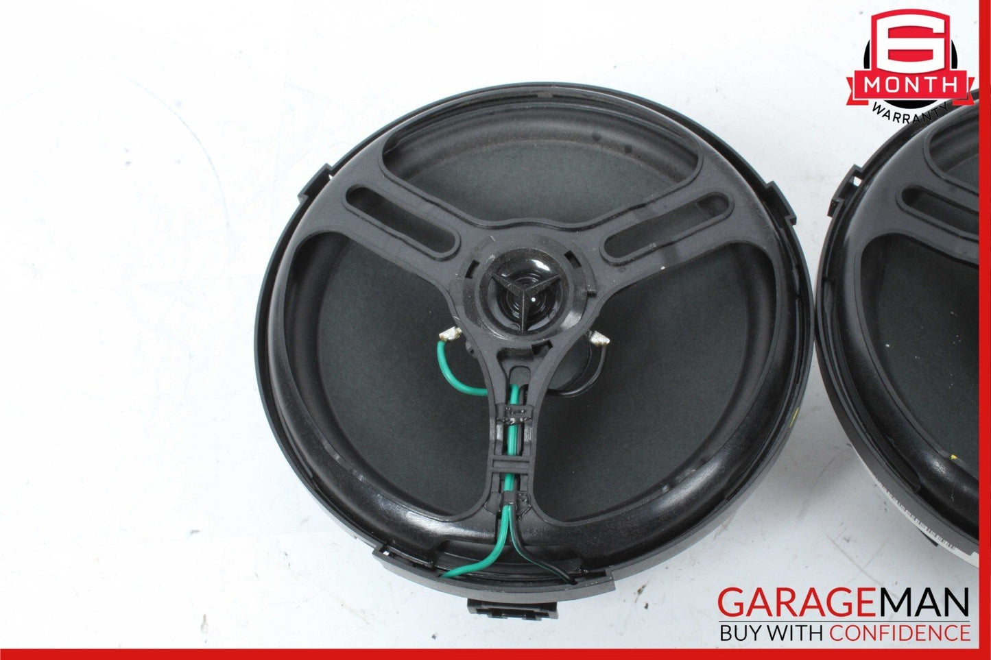 08-11 Mercedes W204 C300 C350 Rear Right & Left Side Door Sound Speakers Set OEM
