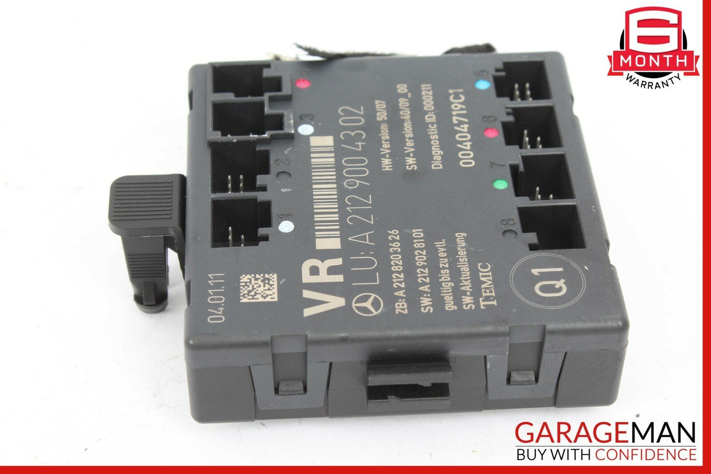 08-14 Mercedes W204 C250 C300 Front Right Passenger Side Door Control Module OEM