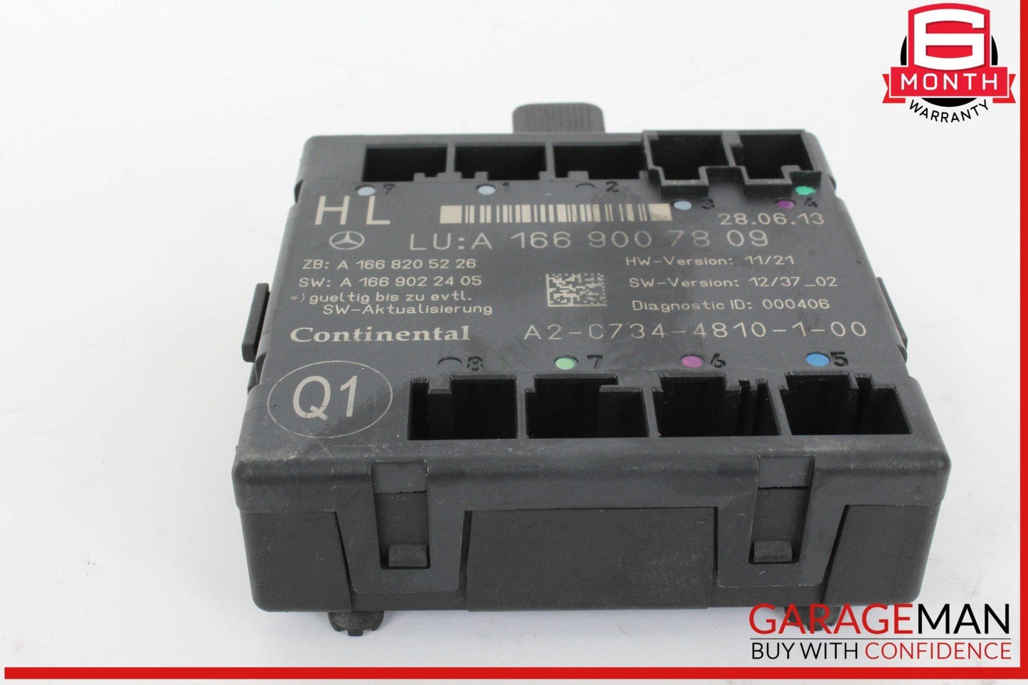 12-19 Mercedes X166 GL450 4MATIC GLE350 Rear Left Side Door Control Module Unit