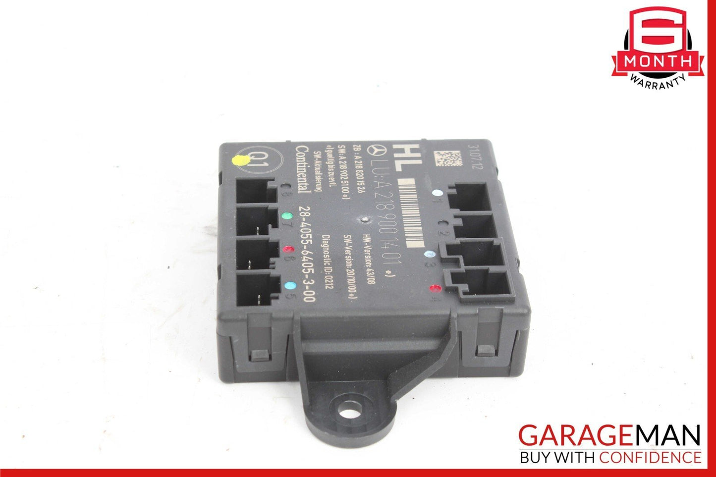 08-18 Mercedes W204 C250 CLS500 E350 C300 Rear Left Door Control Module Unit OEM