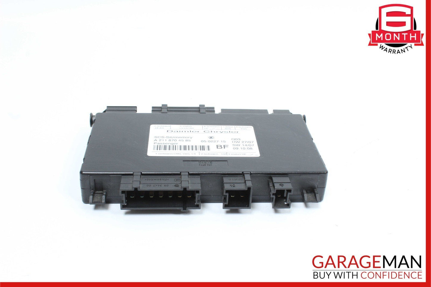 03-12 Mercedes SLK280 CLS500 E350 Front Right Side Seat Control Module Unit