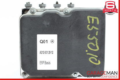 10-14 Mercedes W212 E350 E550 ABS Anti Lock Pump Brake Module 2124312912 OEM