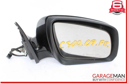 08-09 Mercedes W204 C300 C350 Front Right Side Door Rear View Mirror Black OEM