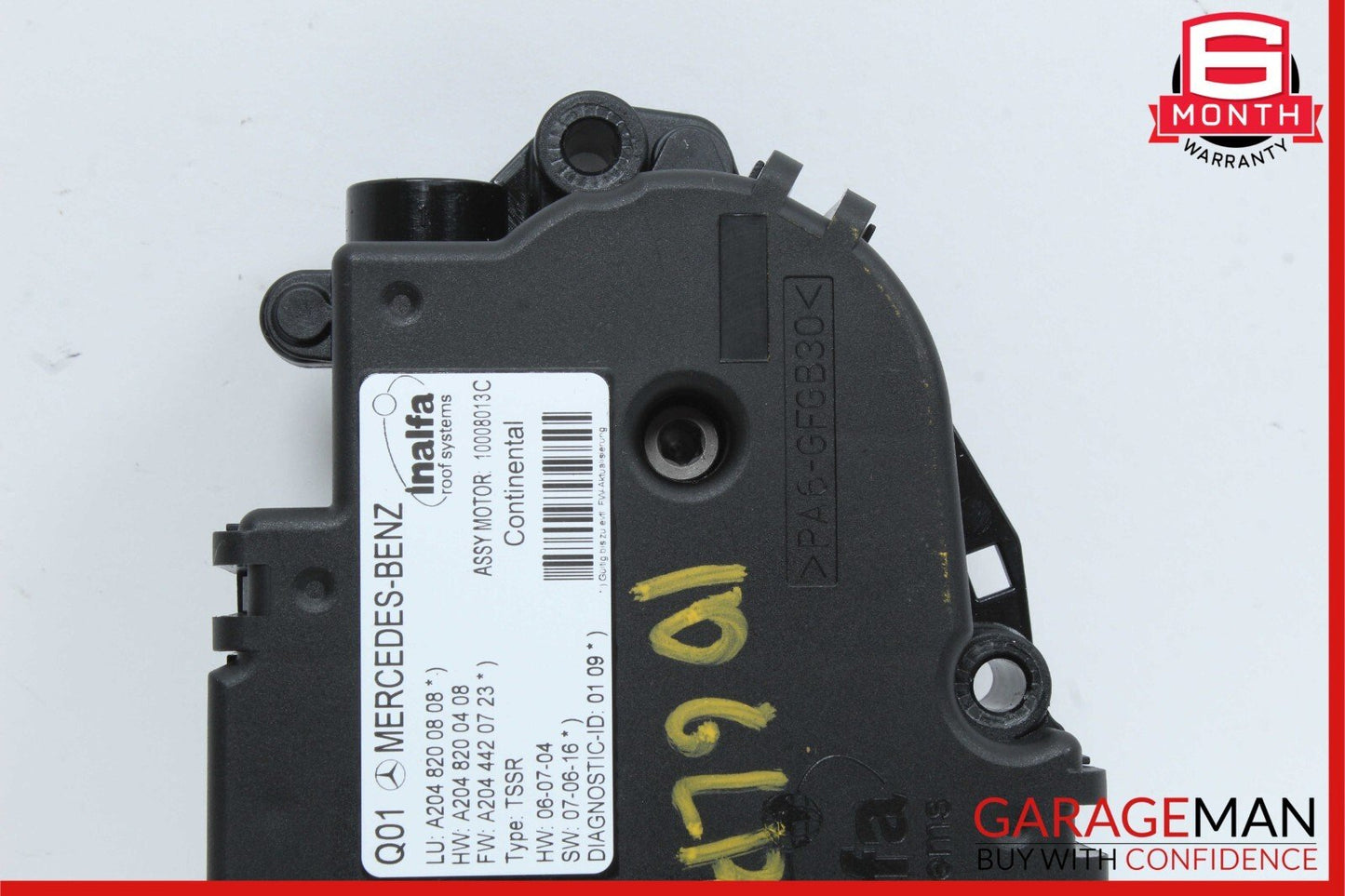 08-15 Mercedes X204 GLK350 C250 C350 Panoramic Sunroof Sun Roof Motor Unit OEM