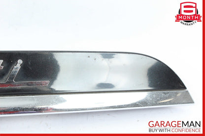 14-17 Maserati Ghibli Rear Trunk Lid Parking Camera Molding Trim Panel Assembly