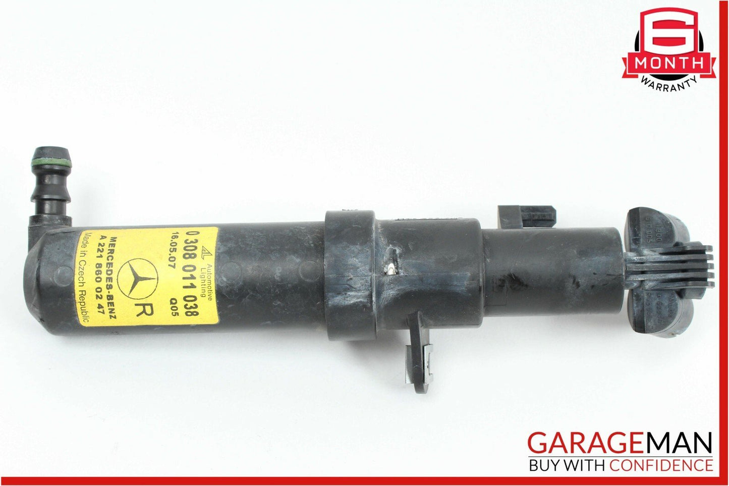 07-13 Mercedes W221 S550 CL600 Front Right Side Headlight Washer Nozzle Pump OEM