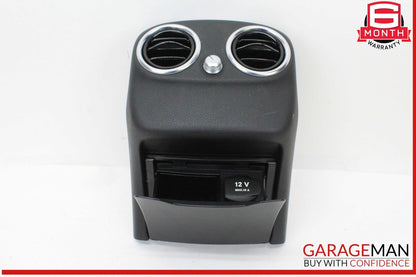 15-20 Mercedes W205 C300 C350e Rear Center Console A/C Air Vent Assy Black OEM