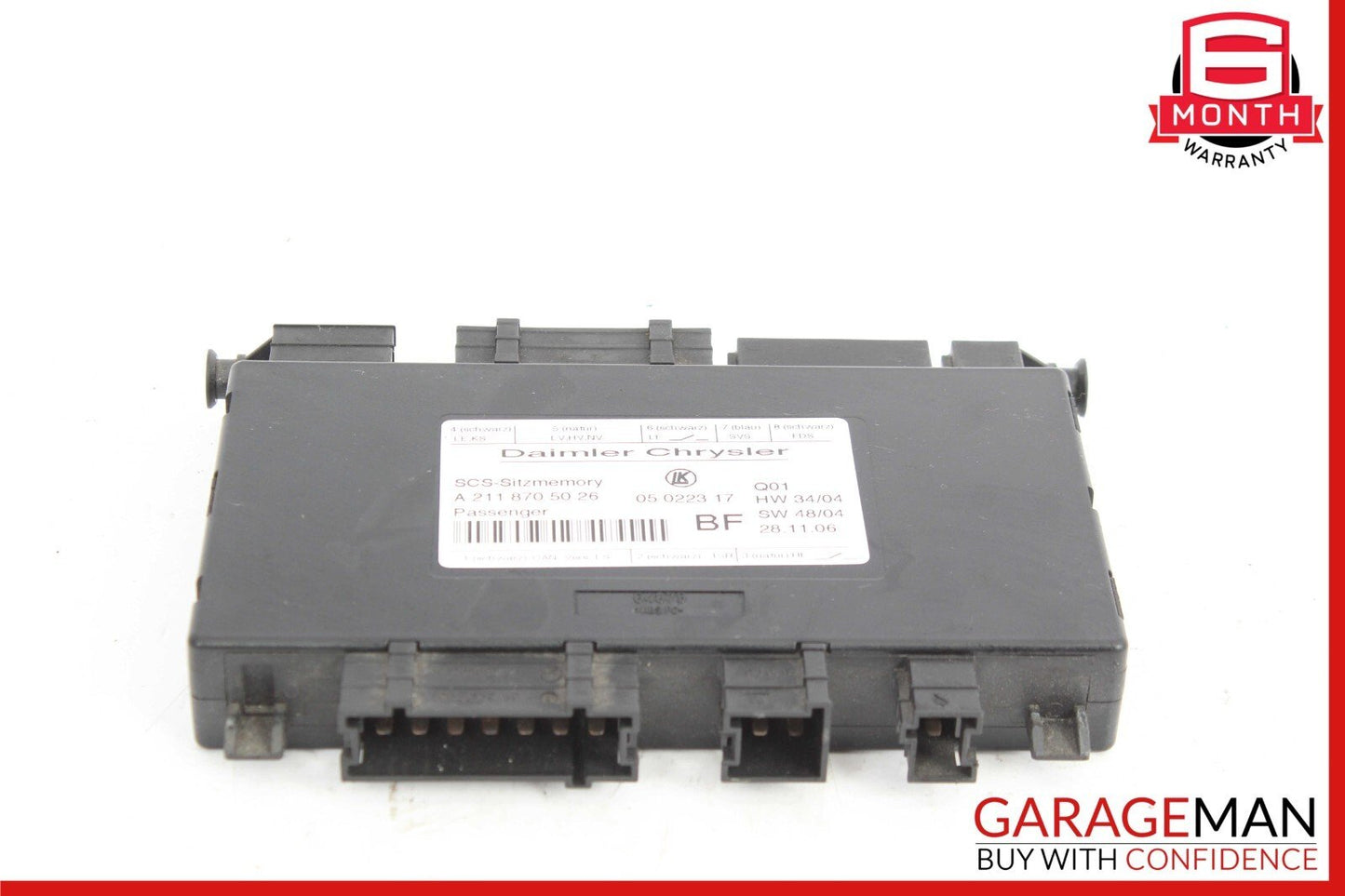 03-12 Mercedes E350 E63 GL450 Front Right Side Under Seat Control Module Unit