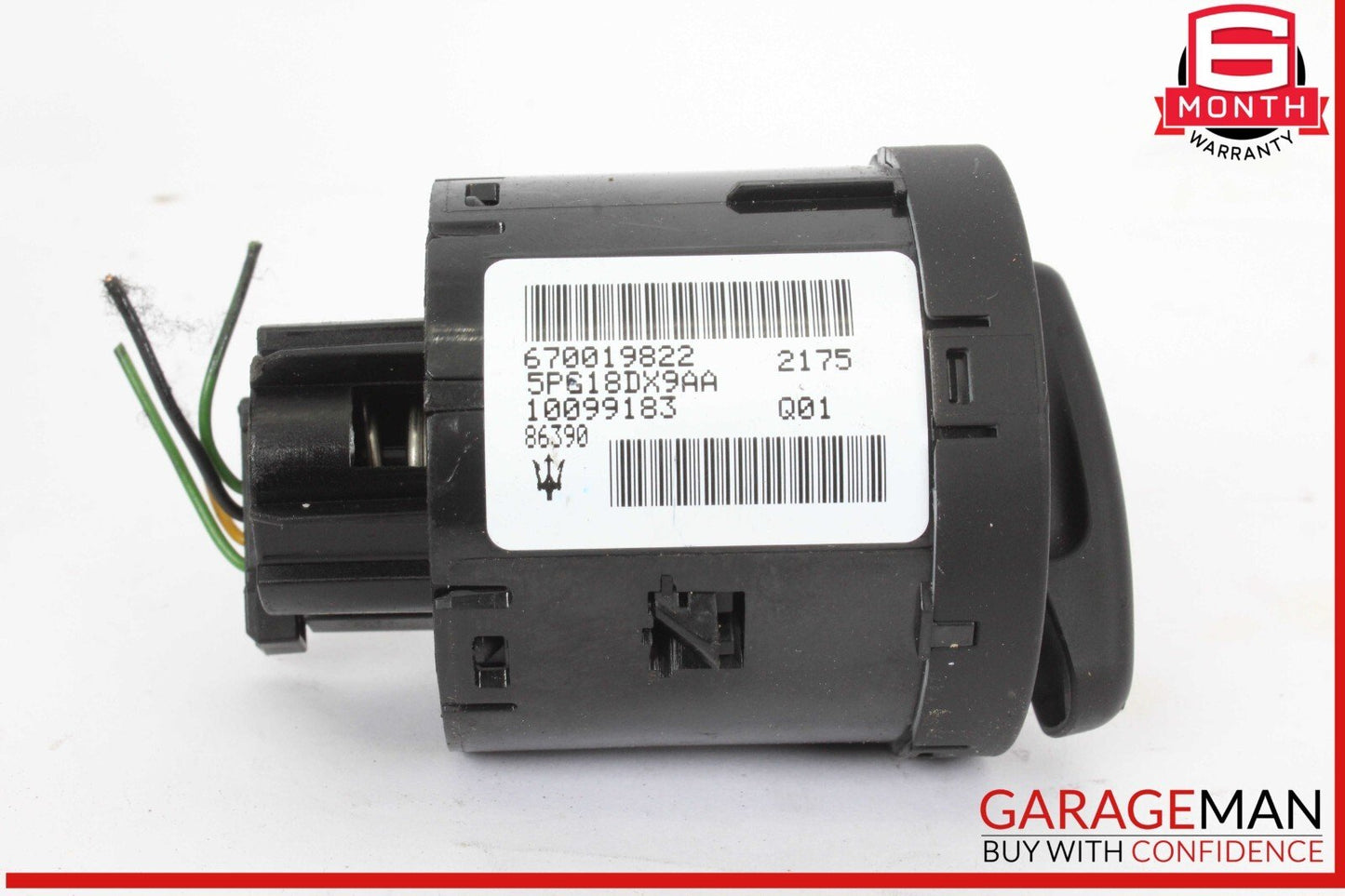 14-22 Maserati Quattroporte M156 Headlight Control Switch Black 670019822 OEM