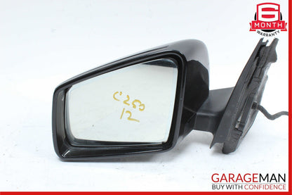 12-14 Mercedes W204 C250 C63 AMG Front Left Side Mirror Rear View Door Black