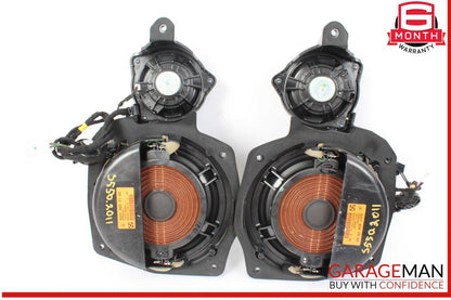 10-13 Mercedes W221 S550 Front Left & Right Side Door Audio Speakers Set OEM