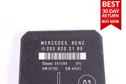 01-07 MERCEDES W203 C320 REAR LEFT DRIVER SIDE DOOR CONTROL MODULE A85 OEM