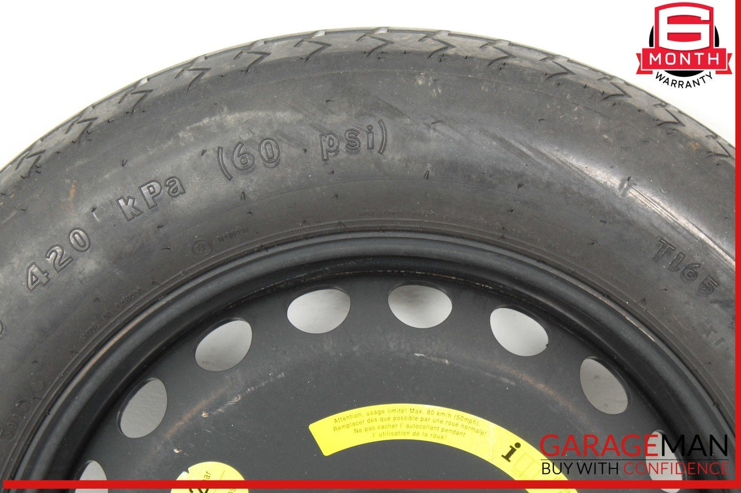 07-20 Mercedes X164 GL450 ML550 Emergency Spare Tire Wheel Donut Rim 19" 19 OEM