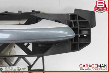 07-13 Mercedes W221 S550 Rear Right Passenger Side Exterior Door Handle Gray OEM