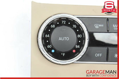 12-14 Mercedes W204 C250 AC A/C Heater Climate Temperature Control Switch Beige