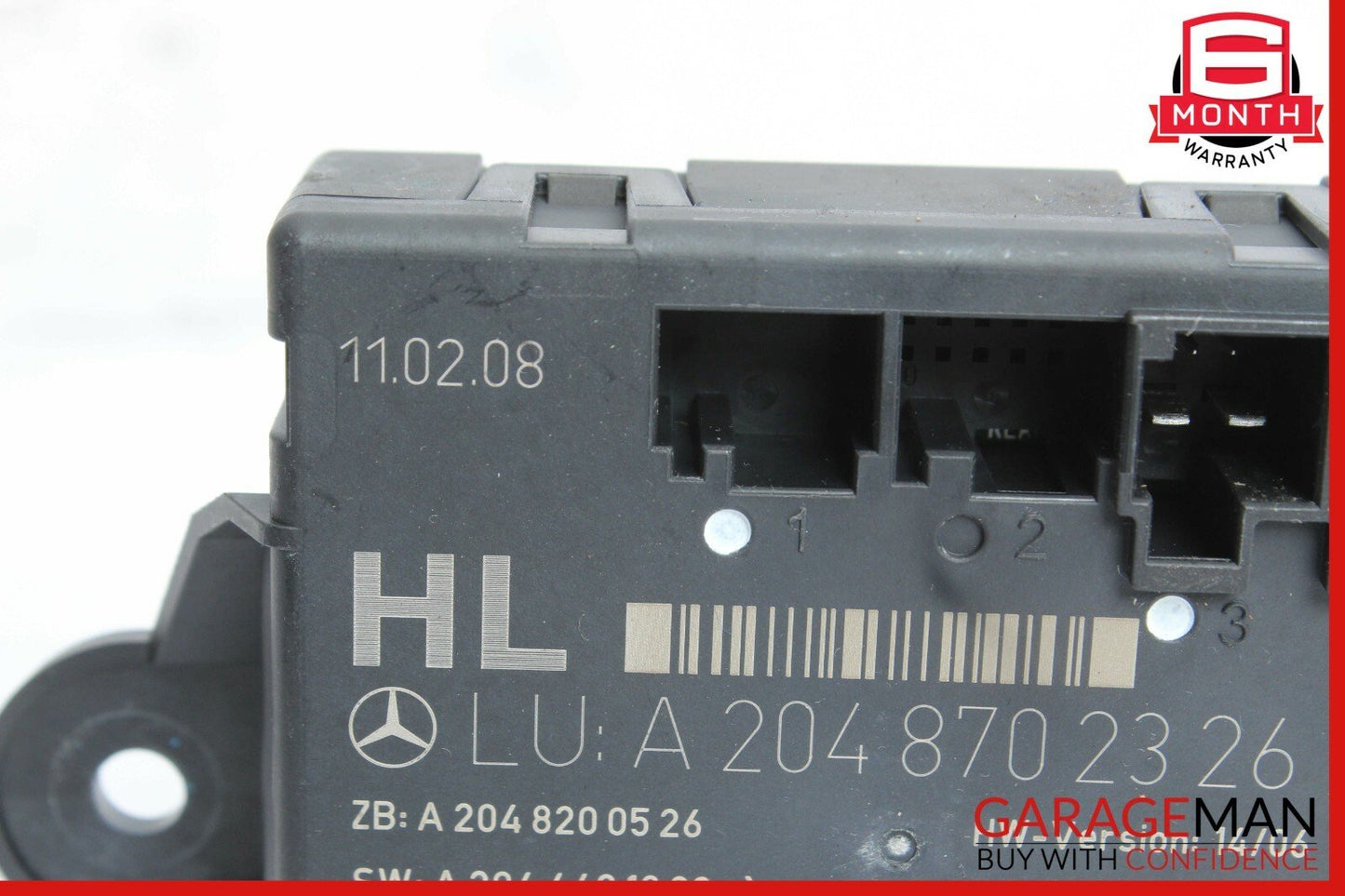 08-14 Mercedes W204 C300 C350 Rear Left Side Door Control Module 2048702326 OEM