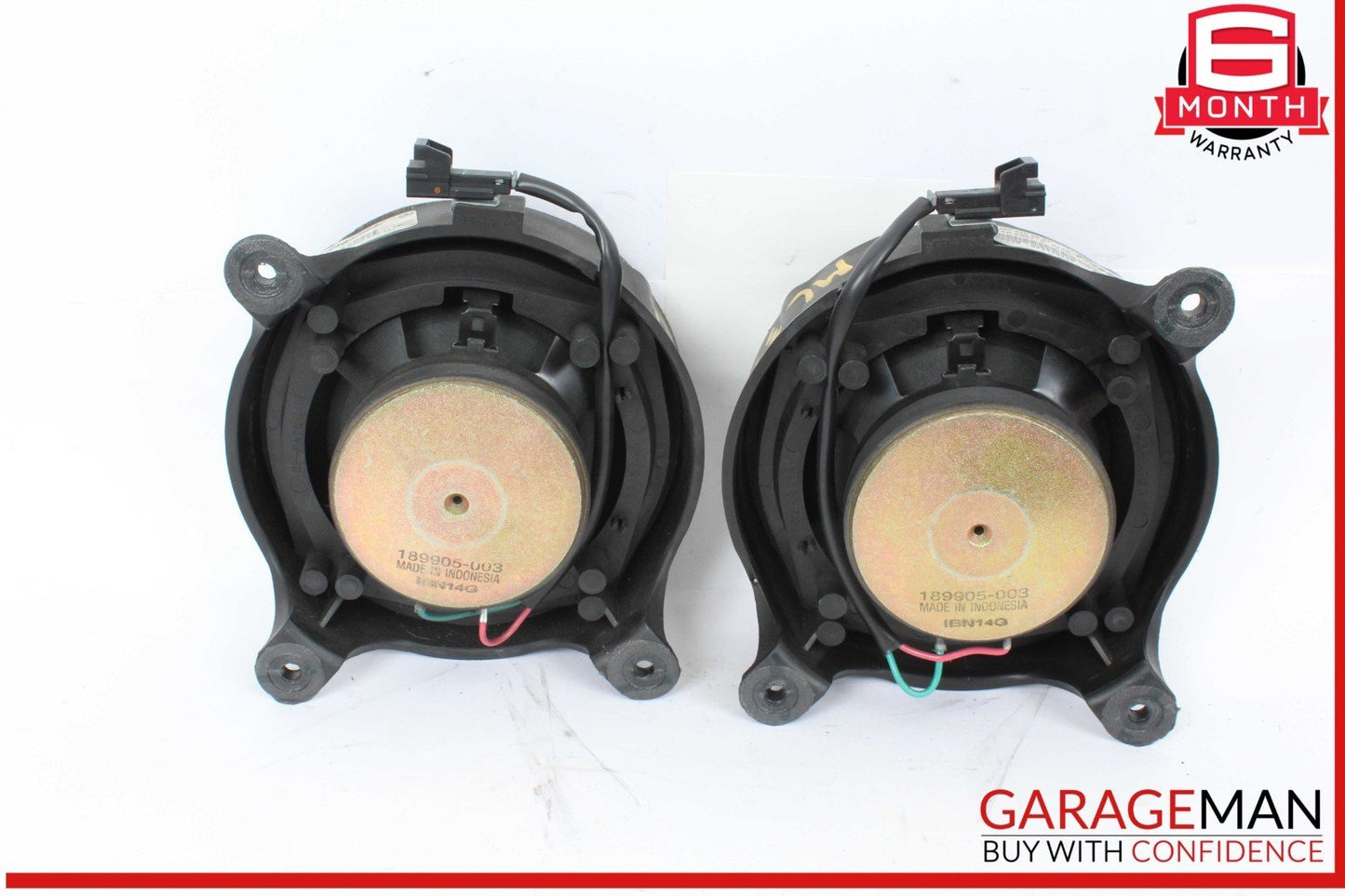 98-05 Mercedes W163 ML320 Rear Right & Left Side Door Audio Speakers Set OEM
