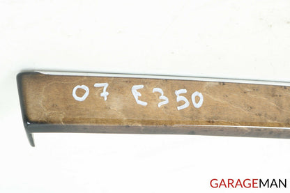 03-09 Mercedes W211 E350 E550 Dashboard Dash Left Molding Trim Wood 2116800771