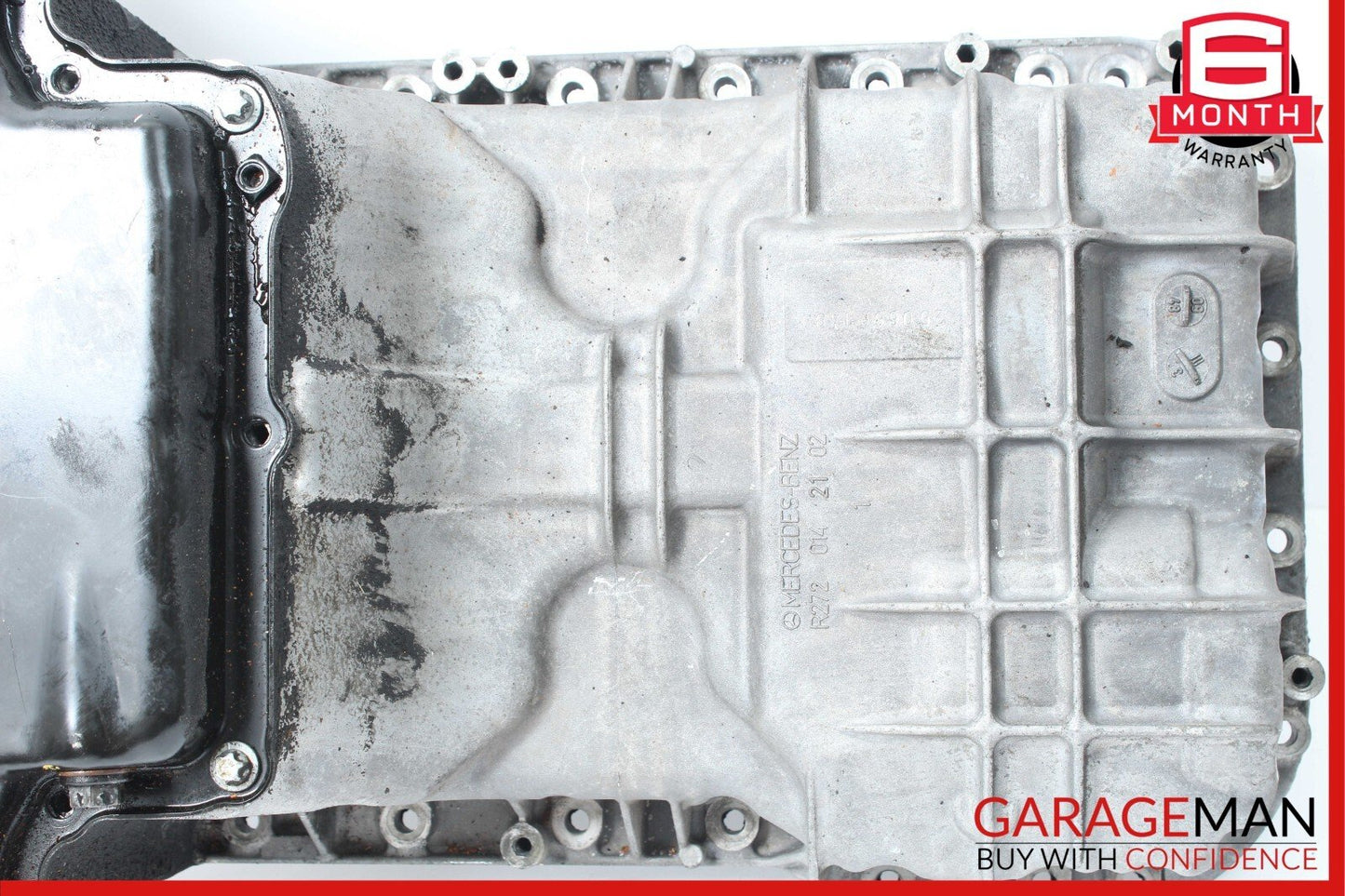 06-11 Mercedes W204 C300 Engine Upper Oil Sump Baffle Pan 2720142102 OEM