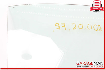 03-12 Mercedes R230 SL500 SL550 Front Right Passenger Side Door Window Glass OEM