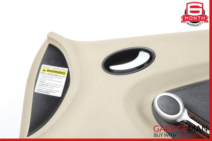 05-11 Mercedes R171 SLK350 Front Right Side Interior Door Panel Trim Assy Beige