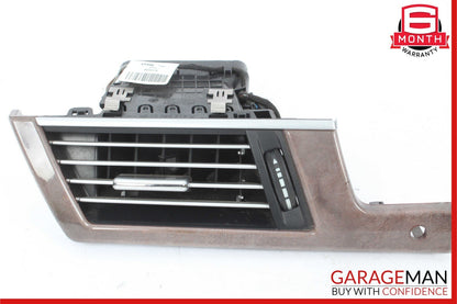 10-13 Mercedes W212 E350 E400 Dashboard Dash AC A/C Air Vent Left Trim Wood OEM