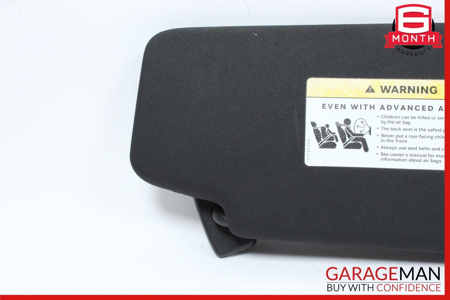 08-14 Mercedes W204 C250 C350 Front Left Side Sun Visor Sunvisor Shade Cover OEM
