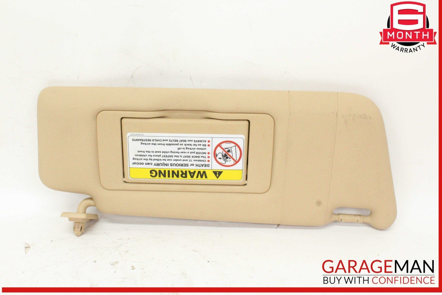01-07 Mercedes W203 C240 CLK500 Front Right Side Sun Visor Sunvisor 2038170320