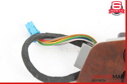 00-02 Mercedes W220 S55 Front Left Driver Side Master Window Switch Panel Wood