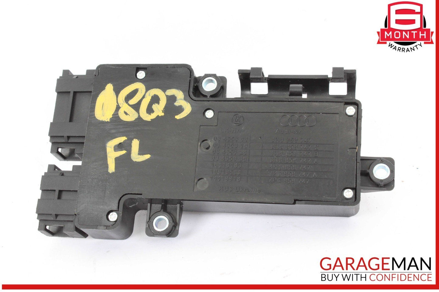 15-18 Audi Q3 Front Left Driver Side Seat Adjustment Switch 8K0959747 OEM