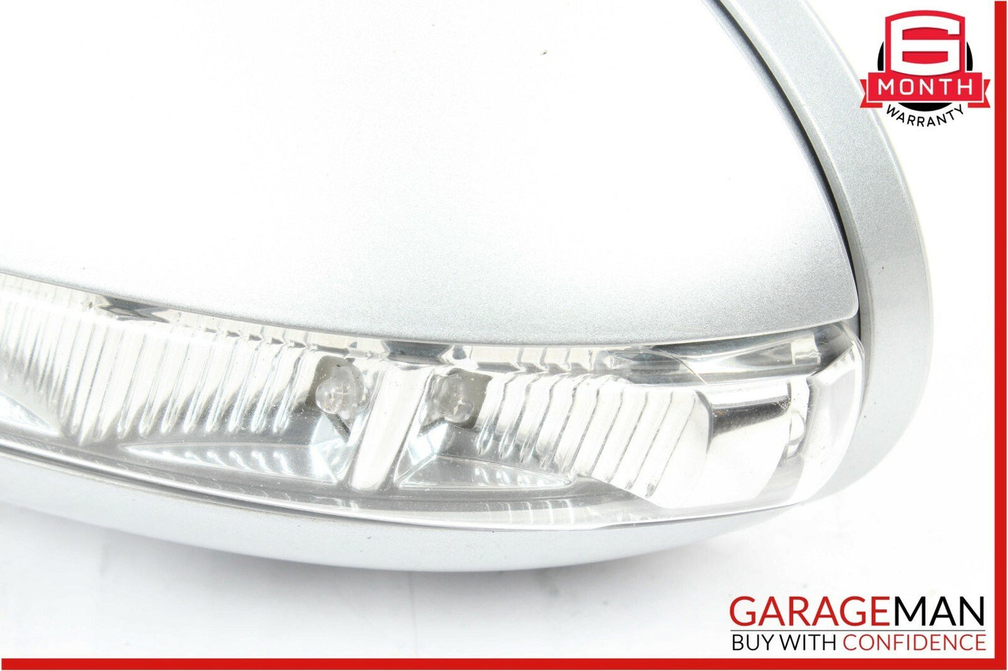 07-09 Mercedes W221 S550 S600 Front Left Side Mirror Door Rear View Silver