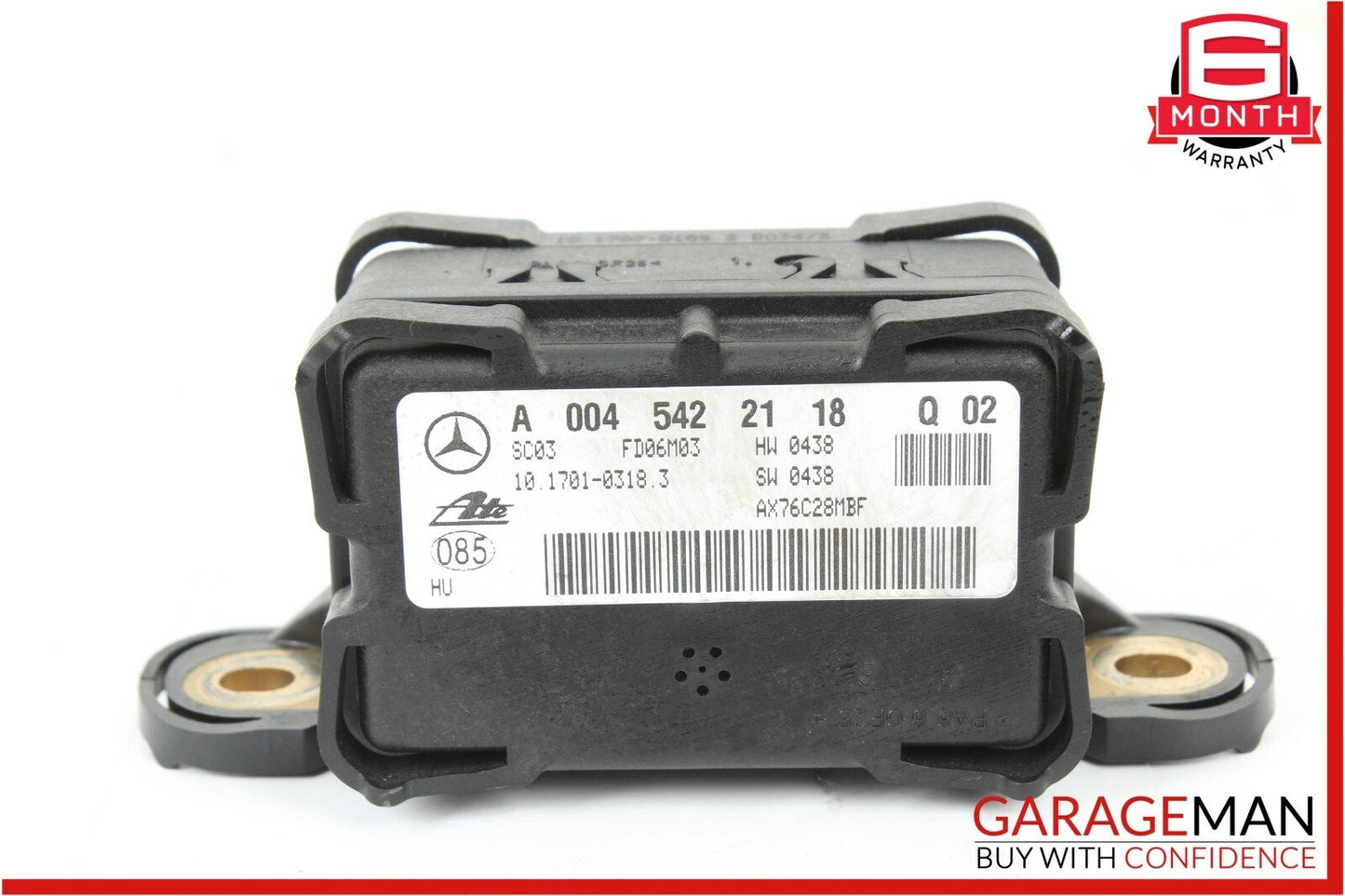 07-09 Mercedes W221 S550 S63 CL550 Yaw Rate Acceleration Sensor 0045422118 OEM