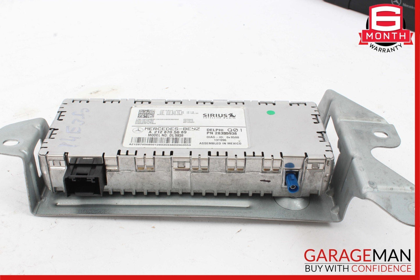10-16 Mercedes W212 E350 C250 SLK250 Sirius Satellite Radio Receiver Module OEM