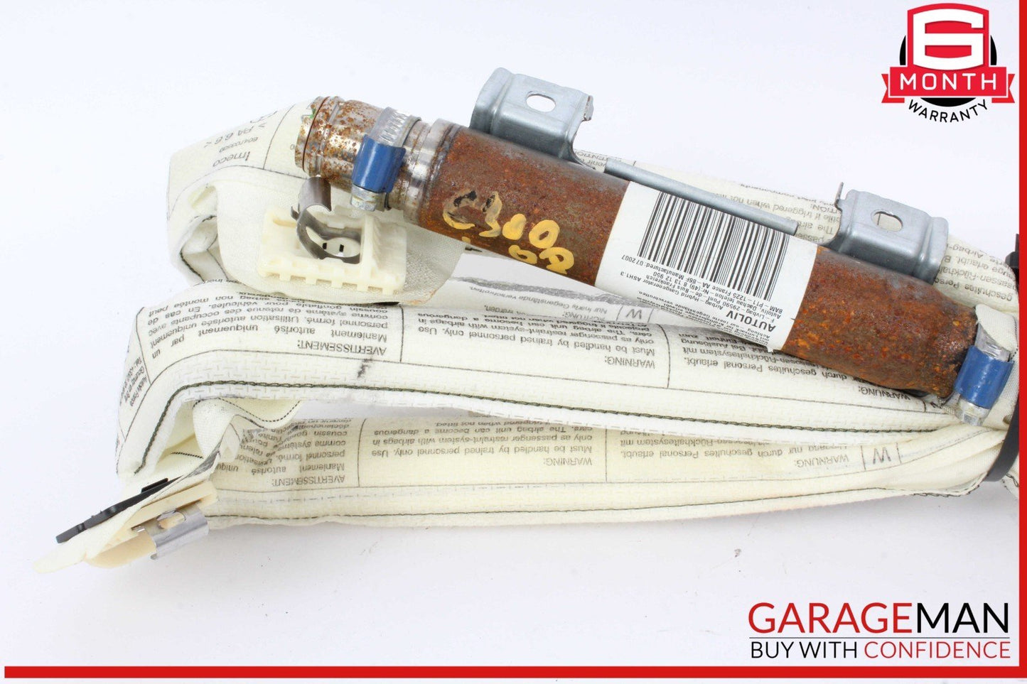 08-14 Mercedes W204 C300 C250 C350 Left Side Roof Curtain Airbag Air Bag OEM