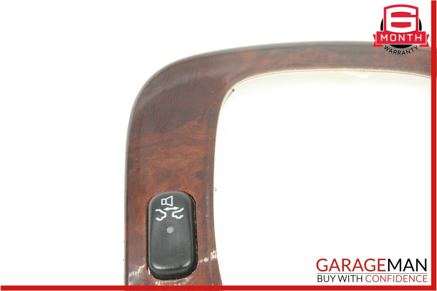 00-06 Mercedes W220 S55 AMG Center Console Shifter Bezel Trim Wood OEM