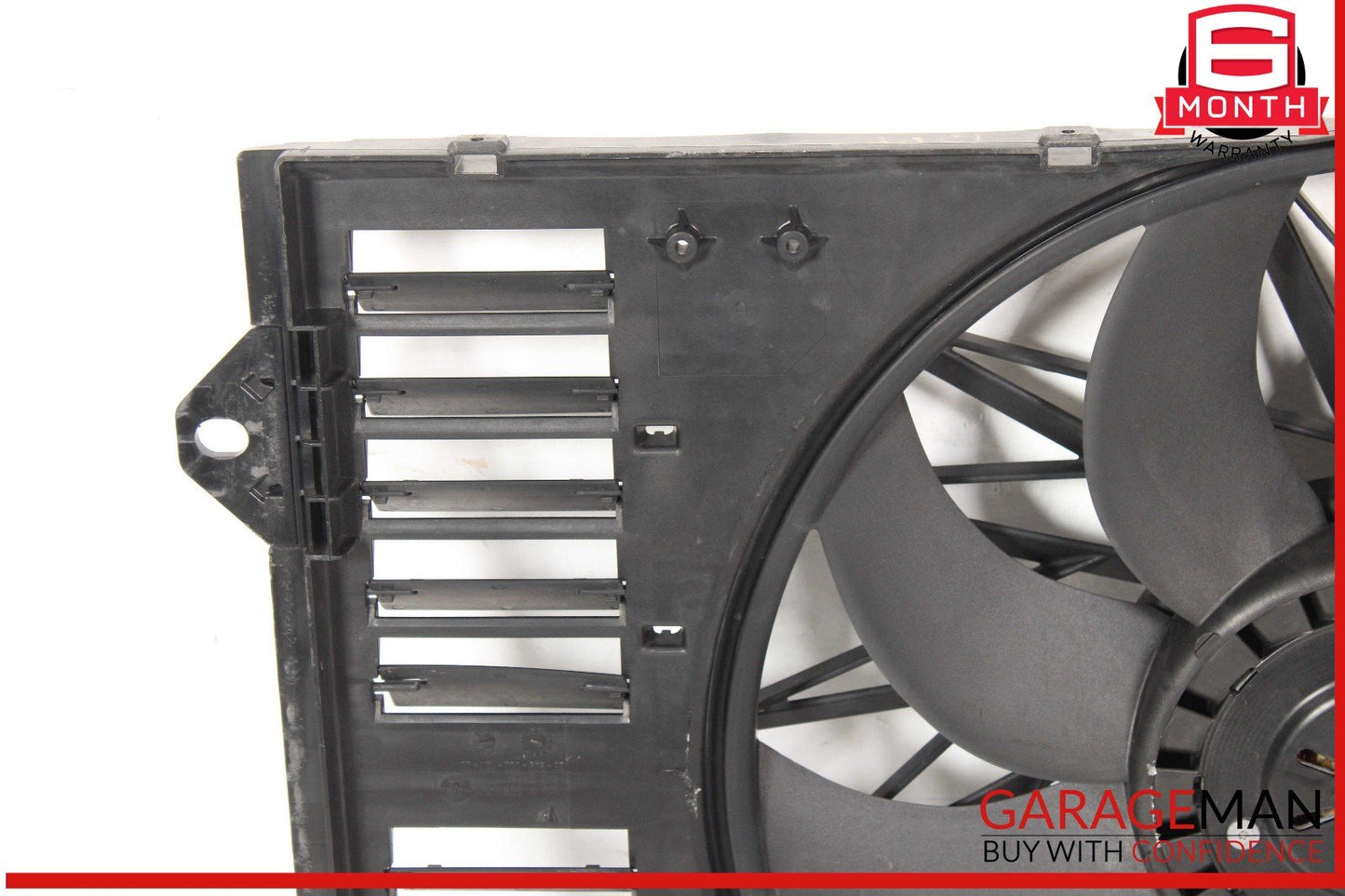 10-16 Porsche Panamera 970 Radiator Engine Electric Cooling Fan Shroud Assy OEM