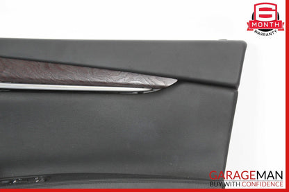 14-17 Maserati Ghibli Front Right Passenger Side Interior Door Panel Cover Black