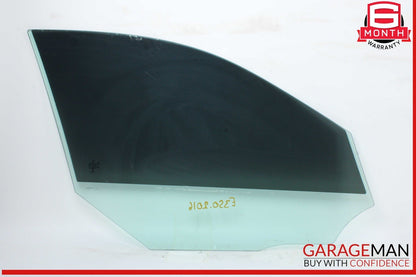 10-16 Mercedes W212 E350 E400 E550 Front Left Driver Side Door Window Glass OEM