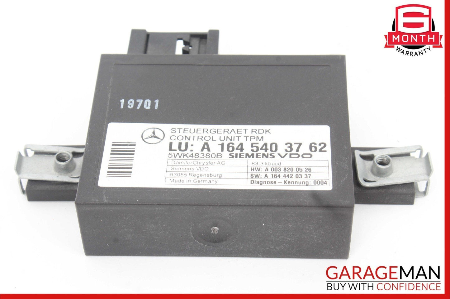06-13 Mercedes W211 E350 ML350 R350 TPMS Tire Pressure Control Module Unit OEM