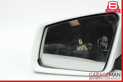 10-11 Mercedes W204 C300 Front Left Driver Side Rear View Door Mirror White OEM