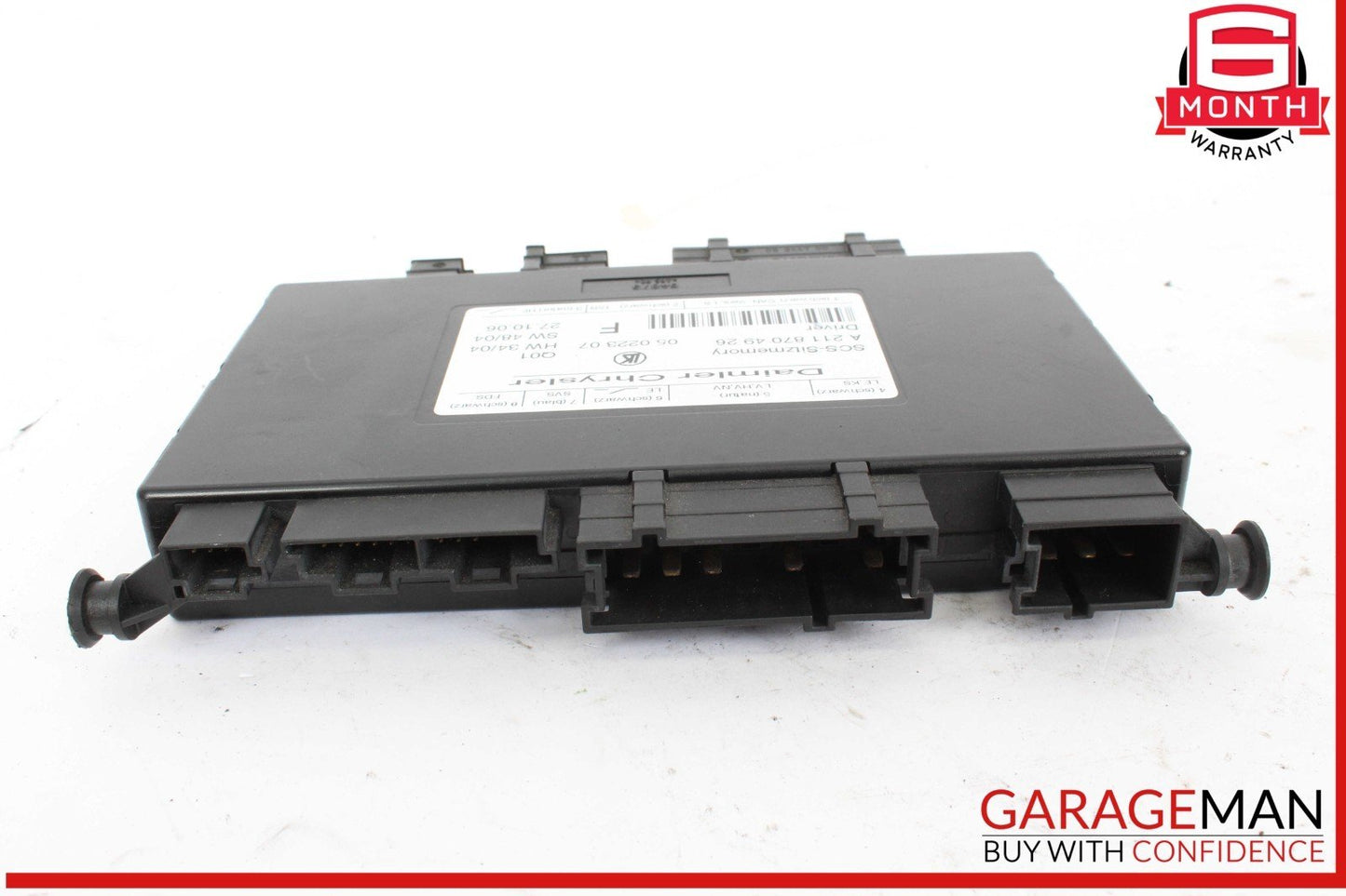 03-12 Mercedes W211 E350 CLS550 SLK350 Seat Control Module Left Side OEM
