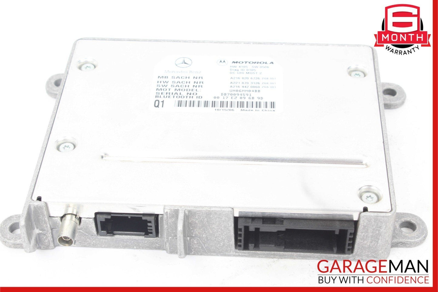 07-09 Mercedes W221 S550 CL550 Bluetooth Mobile Cell Phone Control Module OEM