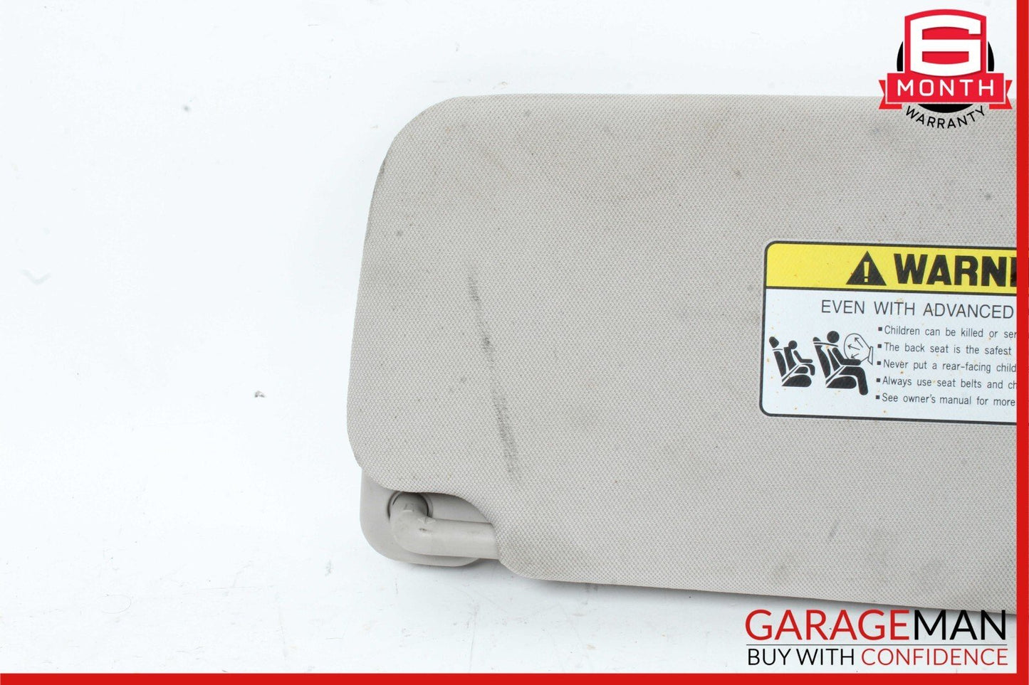 19-21 Genesis G70 Front Left Driver Side Sun Visor Shade Gray OEM