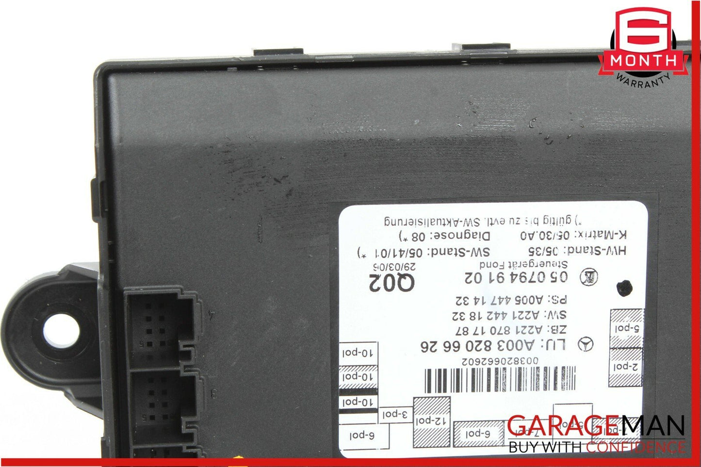 07-09 Mercedes W221 S550 Rear Left or Right Side Door Controller Module Unit OEM