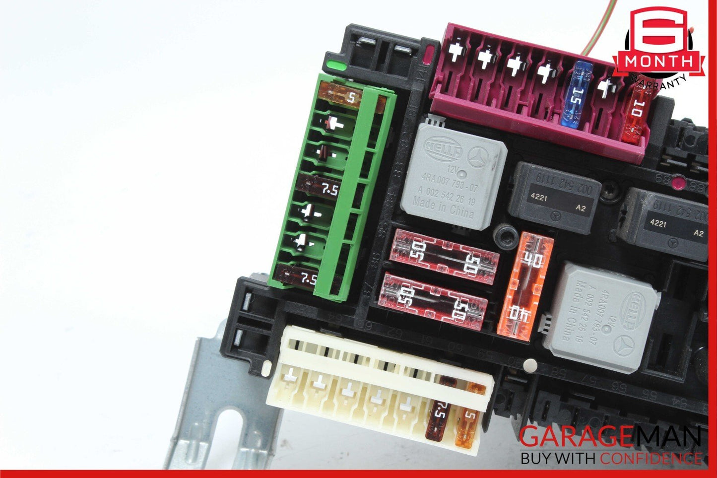 15-18 Mercedes W212 E400 E350 Rear SAM Module Relay Fuse Box Assembly 2129004022