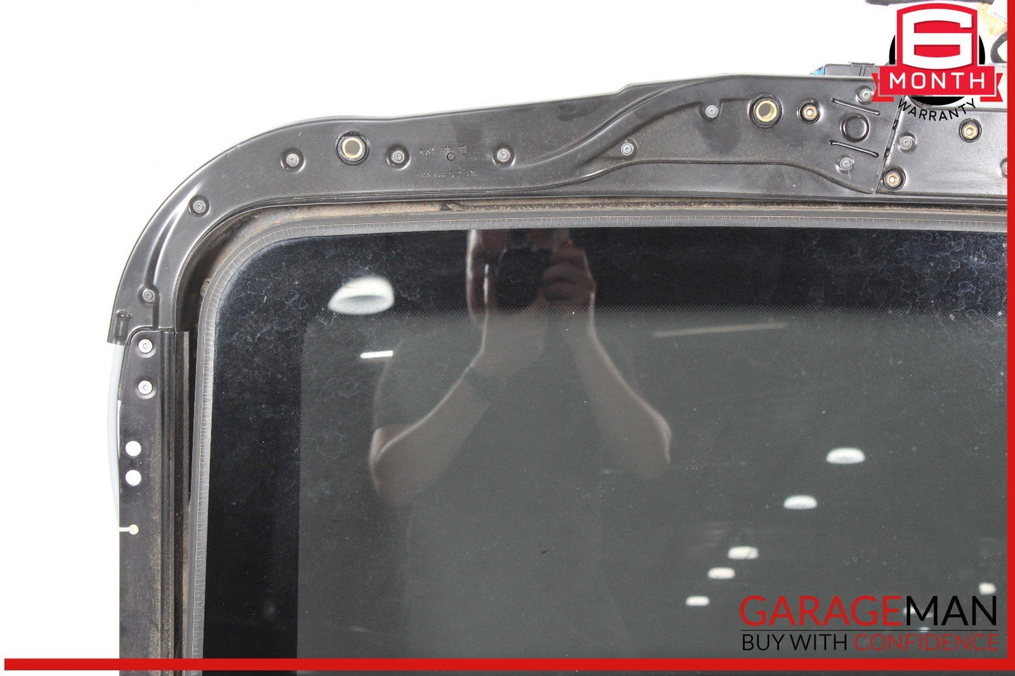 06-12 Mercedes GL550 ML320 Top Upper Sunroof Sun Roof Frame Rail Glass Assembly
