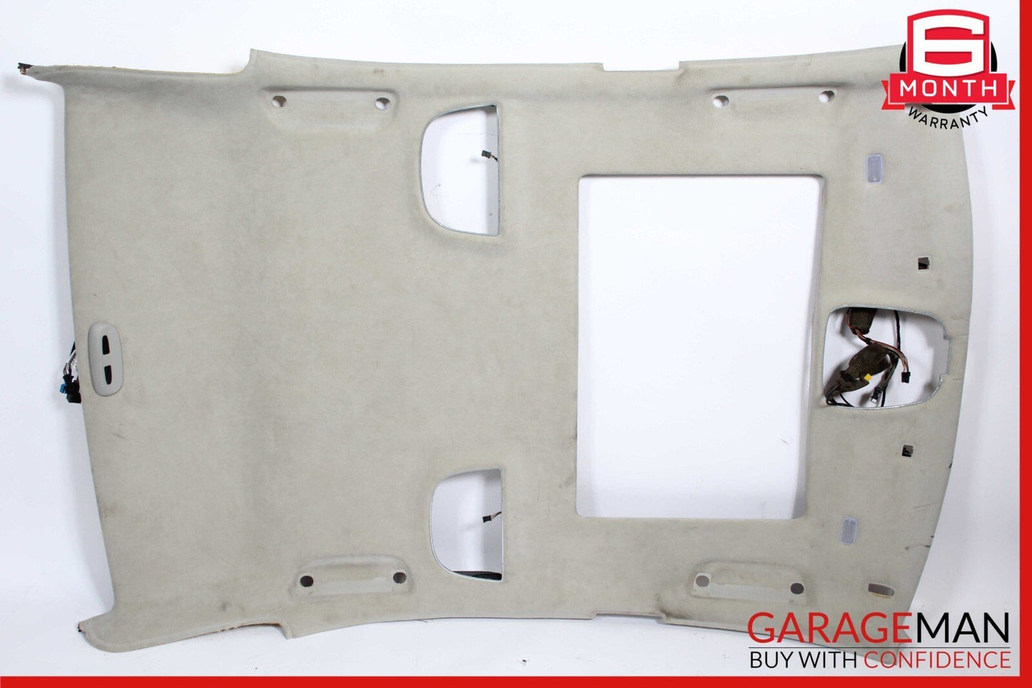 00-06 Mercedes W215 CL500 S600 Interior Headliner C B Pillar Trim Cover Set Grey