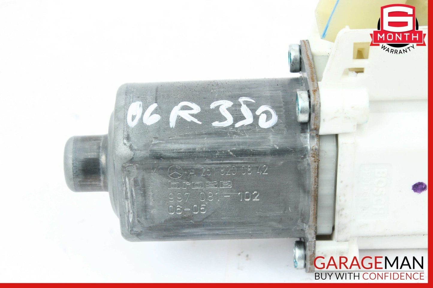 06-13 Mercedes GL450 ML350 R320 Front Right Door Window Regulator Motor Unit