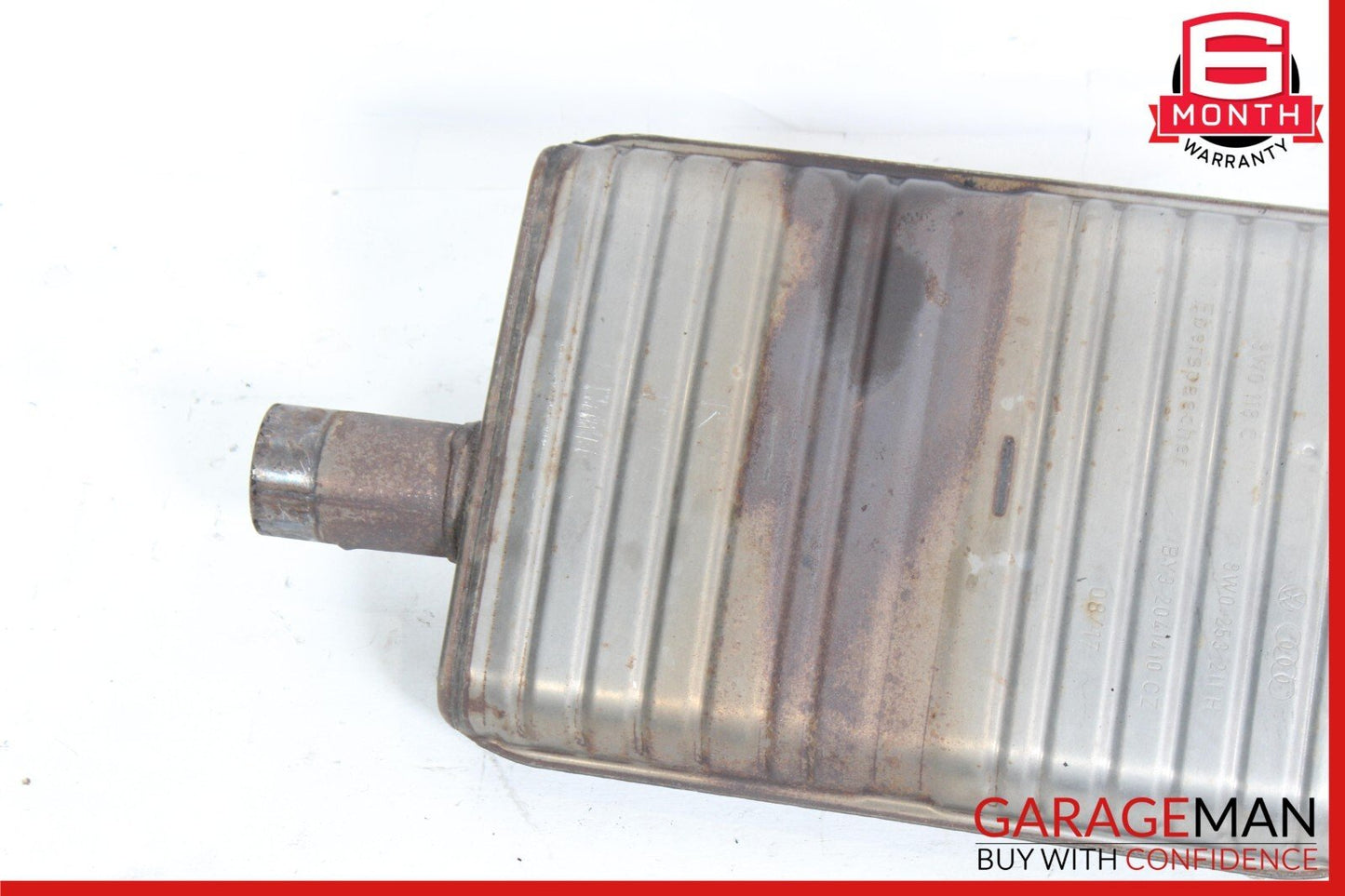 17-20 Audi A4 2.0L Exhaust System Front Resonator Muffler Pipe OEM